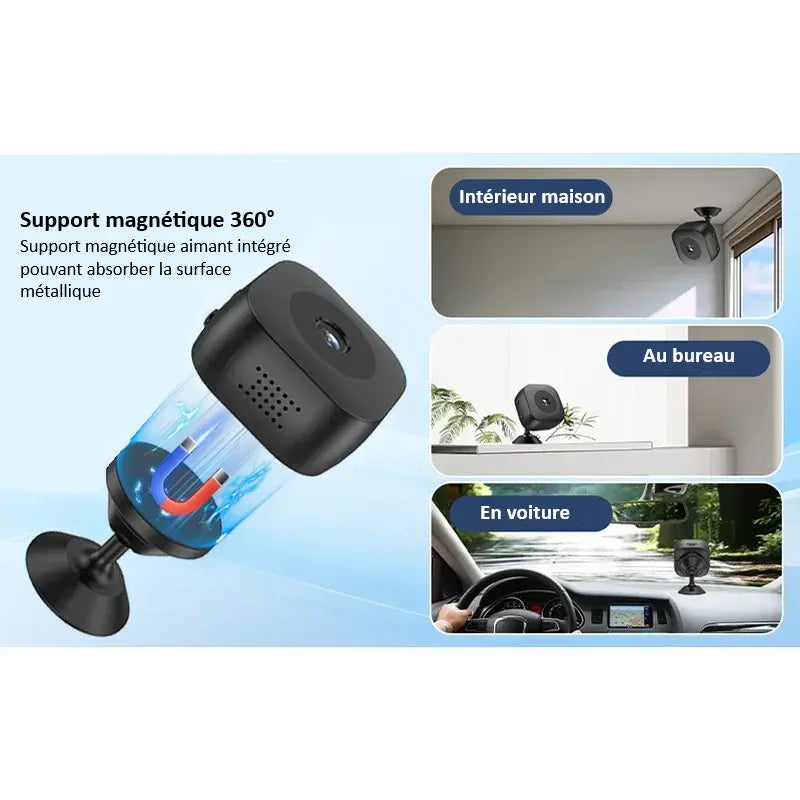 Support magnétique 360°