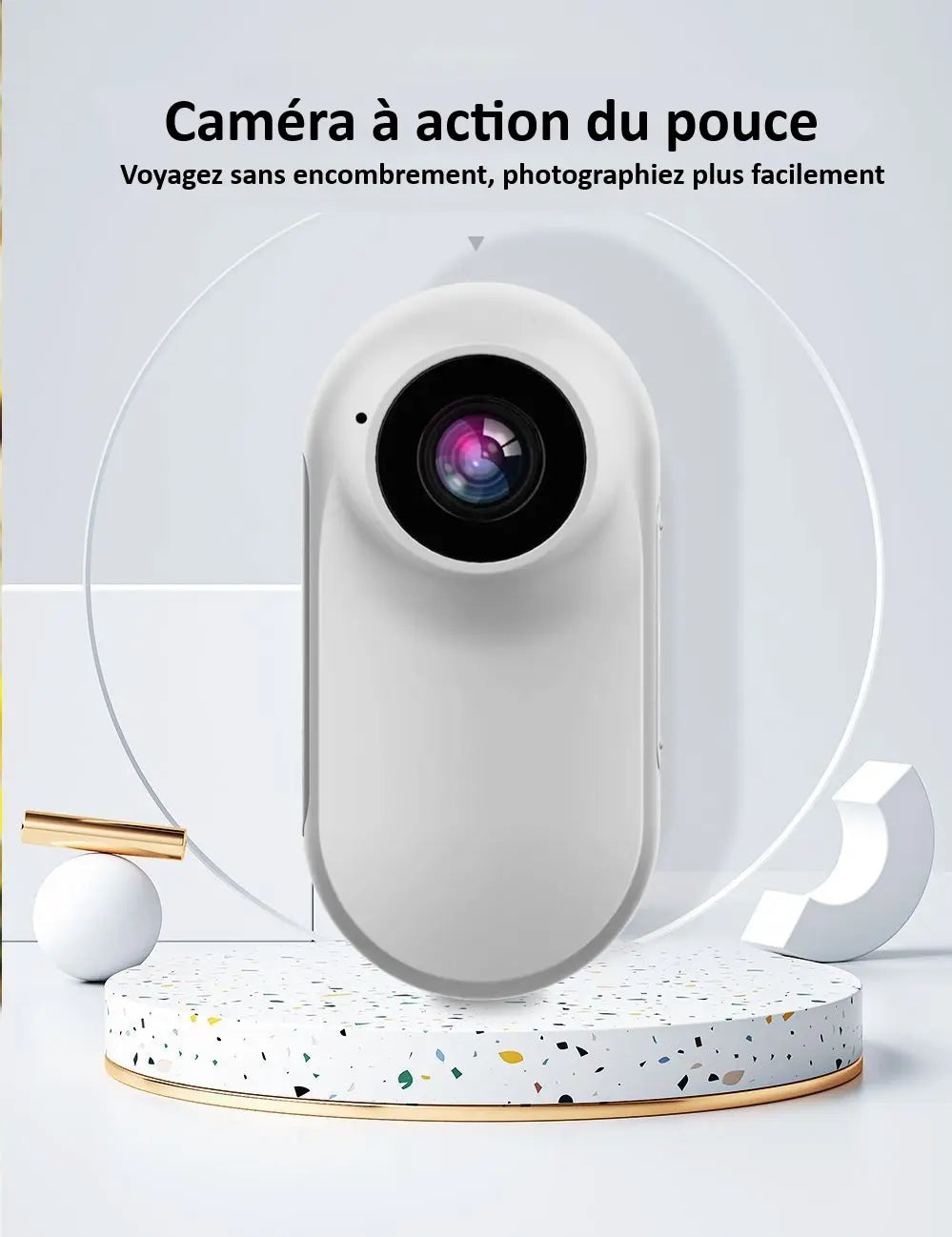 Caméra Mini Action 1080P - Ultra Compacte & Magnétique Neocapture
