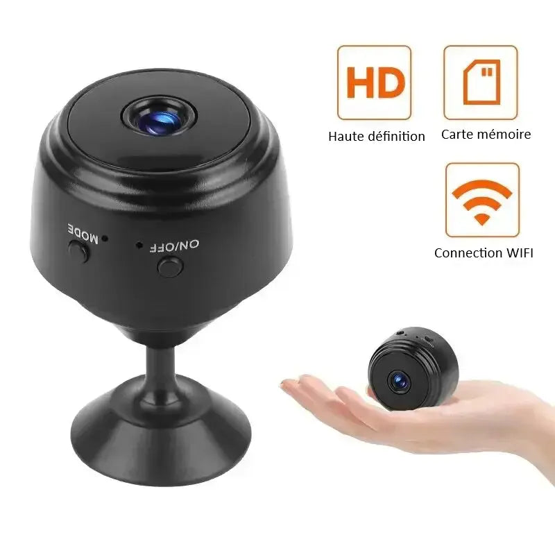 Mini Caméra WiFi HD 150° | Caméra de Surveillance Discrète avec Vision Nocturne Neocapture